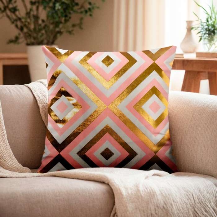 Наволочка декоративная Этель Геометрия &laquo;Ромбы&raquo;, 40х40 см, 100% п/э