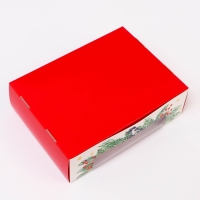 Новый год. Кондитерская упаковка под 3 эклера "Пусть сбываются мечты", 20 x 15 x 6 см Новый год. Кондитерская упаковка под 3 эклера "Пусть сбываются мечты", 20 x 15 x 6 см