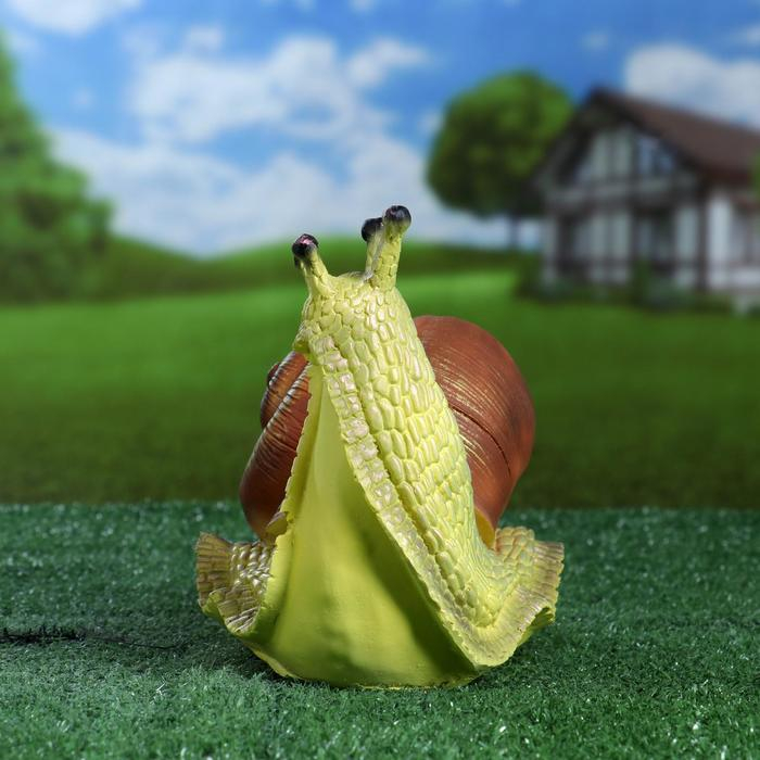 Садовая фигура Садовая фигура "Улитка ползет" 25х14х15см