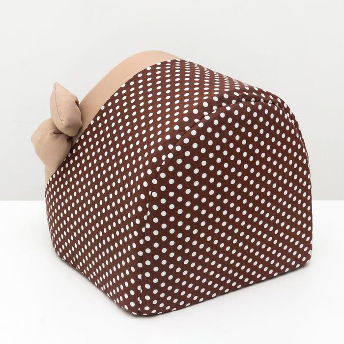 Домик-эстрада Домик-эстрада "Нежность", 30 х 30 х 34 см, бязь, коричневый