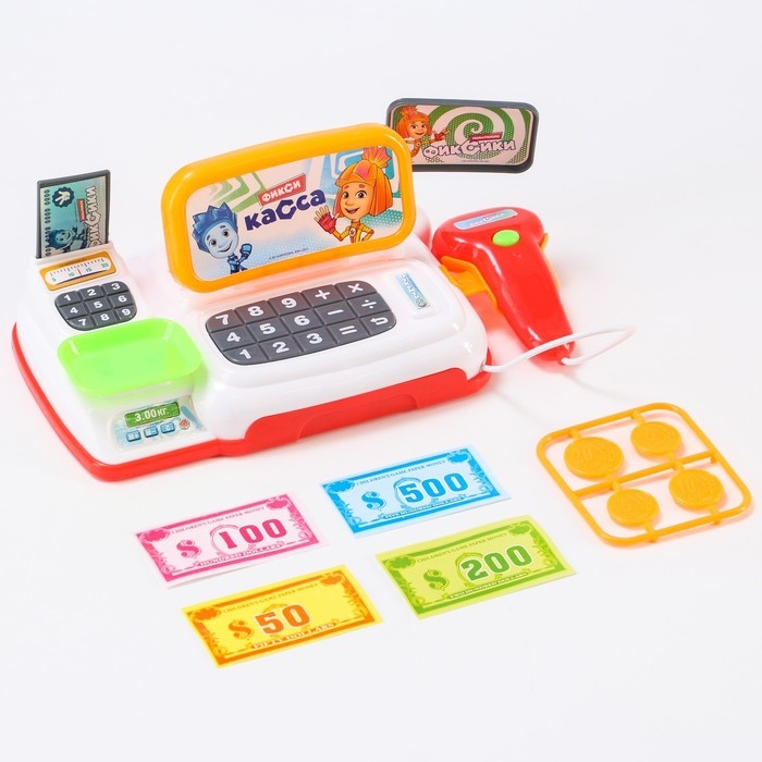Касса-калькулятор &laquo;Фикси касса&raquo;, фиксики, звук, свет