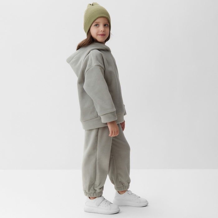 Костюм (худи и брюки) детский MINAKU: Fleece Soft, цвет графит, рост 134 см Костюм (худи и брюки) детский MINAKU: Fleece Soft, цвет графит, рост 134 см