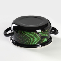 Набор кастрюль &laquo;Талисман&raquo;, 3 предмета: 2 л, 3 л, 4 л, стеклянные крышки, индукция