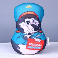 Игрушка антистресс, собака "Удостоверение Генерал очарование" Игрушка антистресс, собака "Удостоверение Генерал очарование"