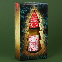 Свечи в стакане новогодние «Новый год: Счастья от Деда Мороза», набор, 2 шт., аромат корица и апельсин Свечи в стакане новогодние «Новый год: Счастья от Деда Мороза», набор, 2 шт., аромат корица и апельсин