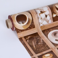 Клеёнка столовая на нетканой основе «Кофе», ширина 125 см, рулон 25 м Клеёнка столовая на нетканой основе «Кофе», ширина 125 см, рулон 25 м