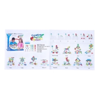 Конструктор &laquo;Болтовая мозаика: Фантазии&raquo;, с отвёрткой и основанием, 180 деталей