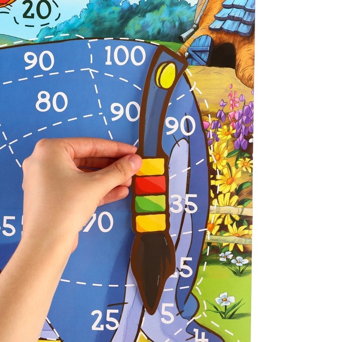 Игра подвижная &laquo;Приклей Ушастику хвост&raquo;