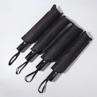 Зонт полуавтоматический &laquo;Клетка&raquo;, эпонж, 3 сложения, 8 спиц, R = 48/55 см, D = 110 см, цвет МИКС