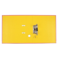 Папка-регистратор А4, 75 мм, Lamark, ПВХ, двухстороннее покрытие, металлическая окантовка, карман на корешок, собранная, розовый/желтый Папка-регистратор А4, 75 мм, Lamark, ПВХ, двухстороннее покрытие, металлическая окантовка, карман на корешок, собранная, розовый/желтый