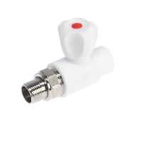 Кран шаровой для радиатора ZEIN, полипропиленовый, прямой, d=20 мм х 1/2" Кран шаровой для радиатора ZEIN, полипропиленовый, прямой, d=20 мм х 1/2"