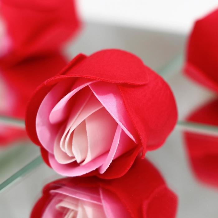 Мыльные розочки, трёхцветные, набор 3 шт. Мыльные розочки, трёхцветные, набор 3 шт.