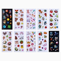 Большой набор для создания акриловых брелоков с наклейками Большой набор для создания акриловых брелоков с наклейками