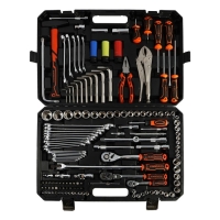 Набор инструментов универсальный KINGQUEEN WIB-90006, 72 зуба, 1/2 3/8 1/4", 146 предметов Набор инструментов универсальный KINGQUEEN WIB-90006, 72 зуба, 1/2 3/8 1/4", 146 предметов