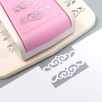 Дырокол фигурный для края вырубка 6х4 см "Медальон" МИКС 17х12,5х4 см