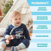 Музыкальная игрушка &laquo;Малыш Роро, звук, свет, цвет коричневый