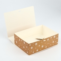 Складная новогодняя коробка-книга &laquo;Уютного Нового года&raquo;, 21 х 15 х 7 см, Новый год