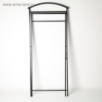 Вешалка костюмная &laquo;Контур&raquo;, 44&times;31&times;98 см, цвет чёрный