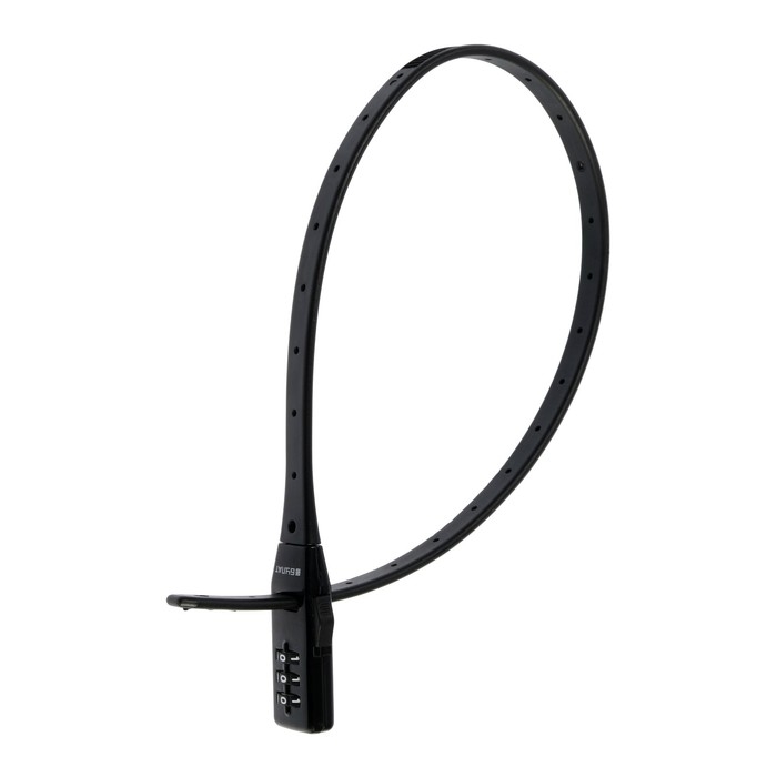 Замок навесной, кодовый с нерж. тросом, БУЛАТ ВС 455 НС (11*530), цвет черный Замок навесной, кодовый с нерж. тросом, БУЛАТ ВС 455 НС (11*530), цвет черный