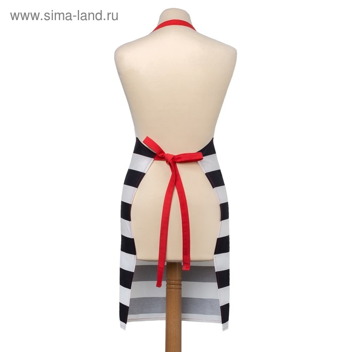 Фартук &laquo;Этель: Живи.Готовь:.Люби.&raquo; 70х60 см, 100% хлопок, саржа 190 гр/м&sup2;