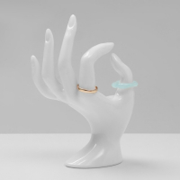 Подставка для украшений «Рука» 8,5×7×16 см, цвет белый Подставка для украшений «Рука» 8,5×7×16 см, цвет белый