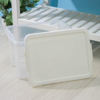 Контейнер для хранения с крышкой Porter, 21 л, 42&times;32&times;26 см, цвет слоновая кость