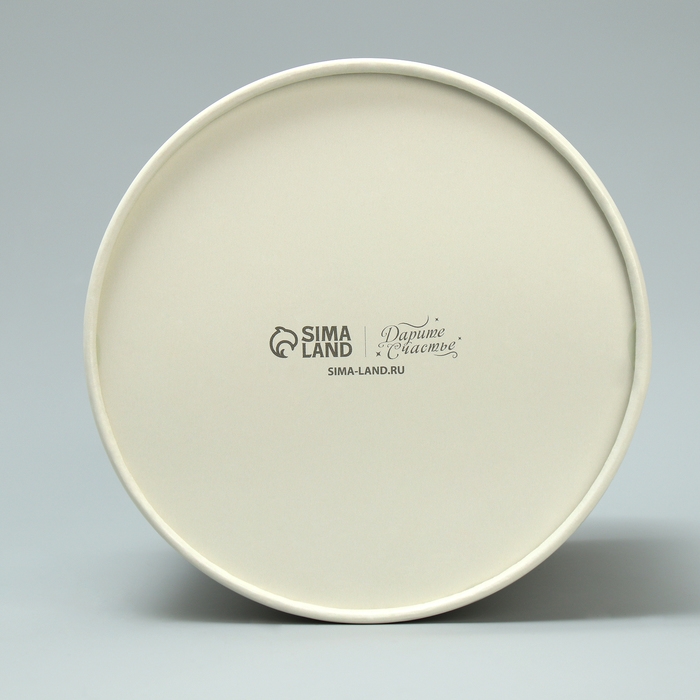 Набор шляпных коробок 3 в 1, упаковка подарочная, &laquo;Эко&raquo;, 13 х 13 - 18 х 18 см