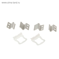 Набор креплений и ручек для москитной сетки, белый Набор креплений и ручек для москитной сетки, белый