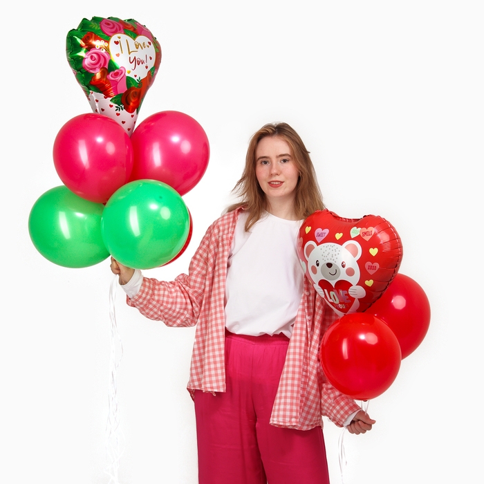 Набор шаров &laquo;Свидание&raquo;, фольга, латекс, 10 шт.