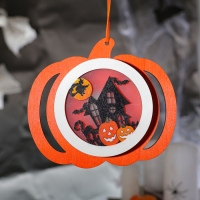 Подвеска с подсветкой &laquo;Замок на Хэллоуин&raquo;, 12 &times; 14,5 &times; 1,6 см