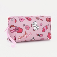 Косметичка на молнии, цвет розовый Косметичка на молнии, цвет розовый