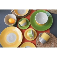 Кружка керамическая Доляна &laquo;Бутон&raquo;, 360 мл, цвет жёлтый