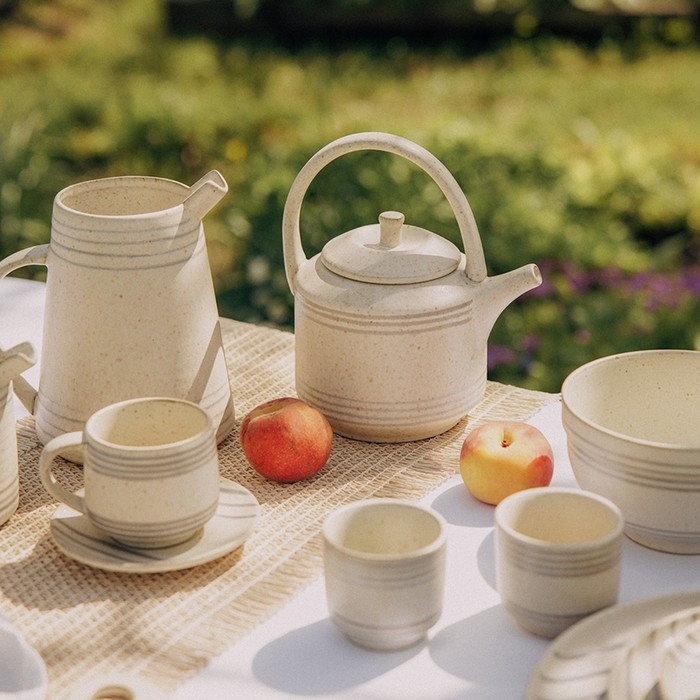 Чайник заварочный керамический SL Home &laquo;Райяс&raquo;, 1 л, 18&times;13&times;20,5 см, цвет бежевый