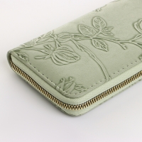 Кошелёк женский на молнии, цвет зелёный Кошелёк женский на молнии, цвет зелёный