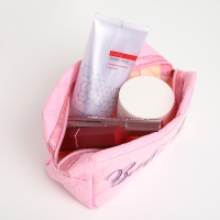 Косметичка на молнии, цвет розовый