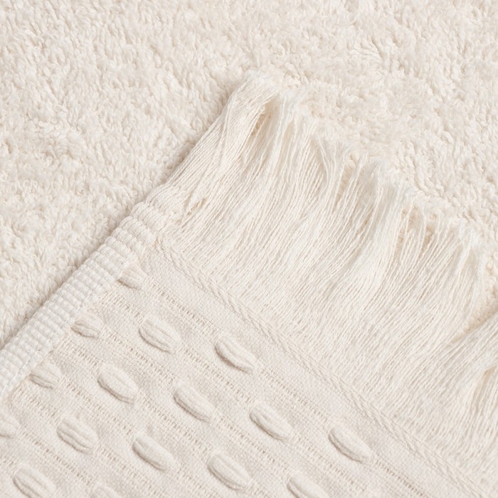 Полотенце махровое Love Life &laquo;Аморе&raquo; 50х90 см, молочный, 100% хл, 450 гр/м2