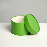 Набор шляпных коробок 3 в 1 салатовый, упаковка подарочная, 16 х 10, 14 х 9, 13 х 8,5 см