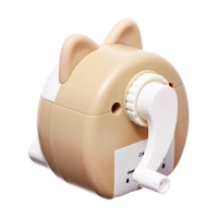 Точилка механическая с контейнером, Ушки бежевый/белый Точилка механическая с контейнером, Ушки бежевый/белый