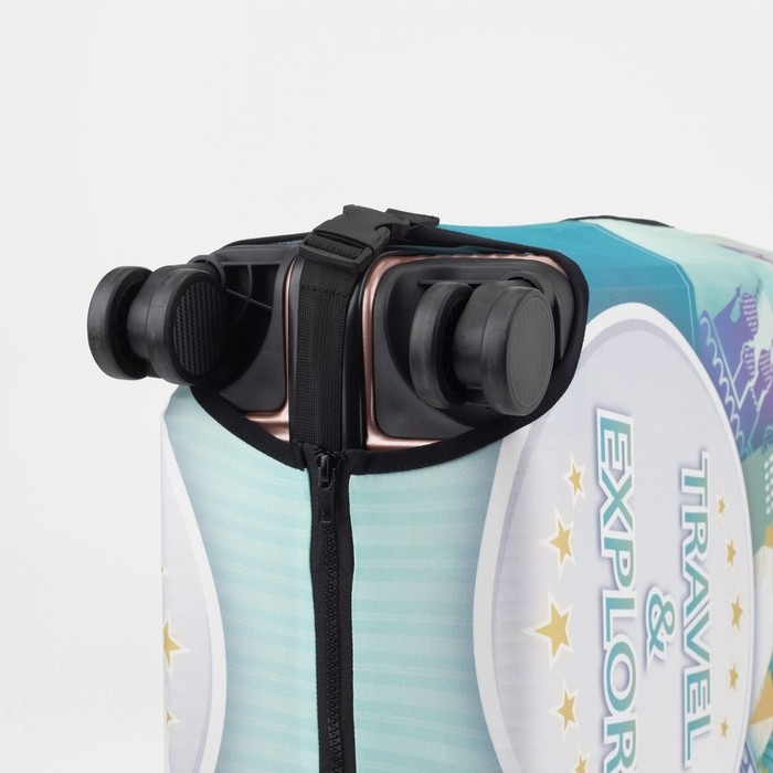 Чехол на чемодан 20 Чехол на чемодан 20", цвет бирюзовый