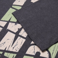 Футболка мужская "CAMPING LIFE", цвет темно-серый, размер 48