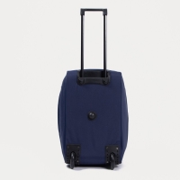 Сумка дорожная на колёсах, отдел на молнии, с увеличением, наружный карман, цвет синий Сумка дорожная на колёсах, отдел на молнии, с увеличением, наружный карман, цвет синий