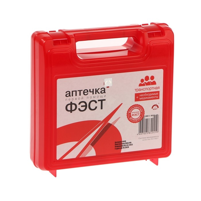 Аптечка первой помощи транспортная Аптечка первой помощи транспортная "ФЭСТ", перечень №4