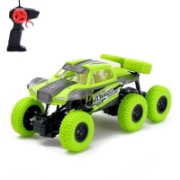 Джип радиоуправляемый «Монстр», 4WD, работает от аккумулятора, цвет зелёный Джип радиоуправляемый «Монстр», 4WD, работает от аккумулятора, цвет зелёный