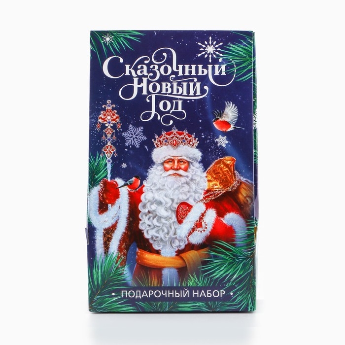 Подарочный набор новогодний блокнот А6, 40 л и фигурная свеча &laquo;Сказочный Новый год!&raquo;