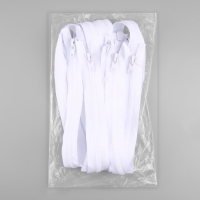 Молния &laquo;Трактор&raquo;, №8, разъёмная, 2 замка, замки автомат, 120 см, цвет белый, цена за 1 штуку