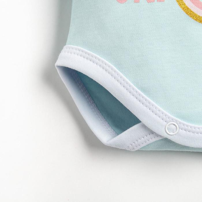 Боди с длинным рукавом Крошка Я "Unicorn", рост 62-68 см