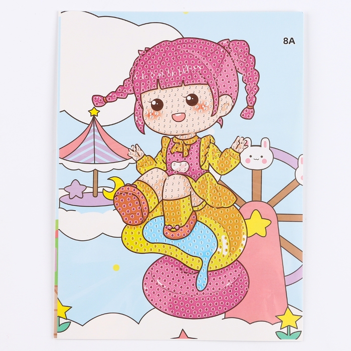 Алмазная вышивка &laquo;Химари&raquo;, 13,7 &times; 18,3 см, картон, с частичным заполнением