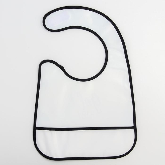 Нагрудник для кормления &laquo;Gold baby&raquo; непромокаемый на липучке, с карманом