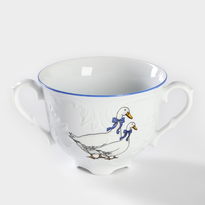 Бульонница &laquo;Рококо. Гуси&raquo;, 330 мл, МИКС