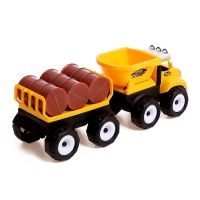 Машина инерционная «Строитель», с прицепом Машина инерционная «Строитель», с прицепом